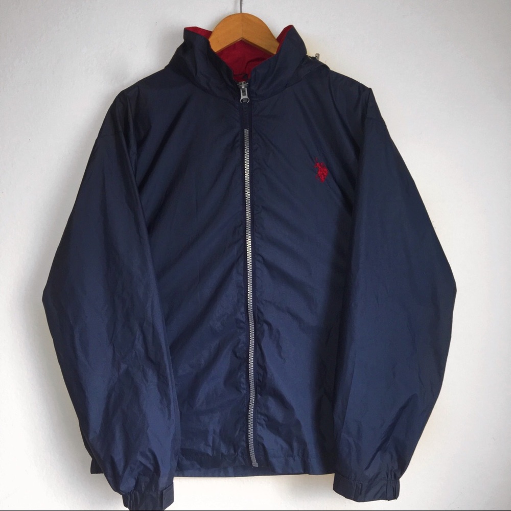 US polo assn. blue Windbreaker